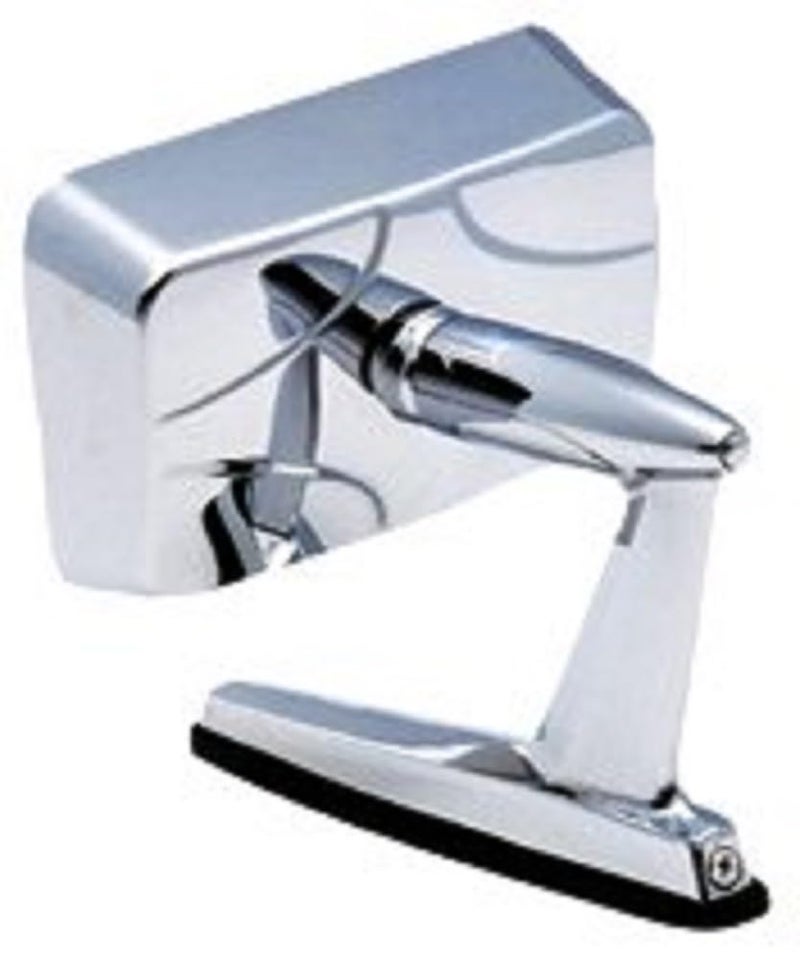 K Source Universal Classic Rectangular Mirror  Driver  Passenger Side 5 116 x 6 916 Mirror Chrome Finish Adjustable Easy Install For Most Cars Vans SUVs  Trucks